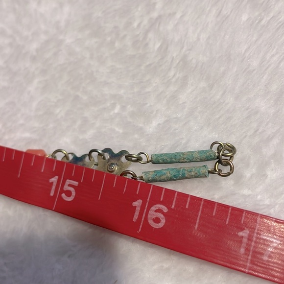 Vintage Egyptian Revival Bib Necklace - Picture 7 of 8